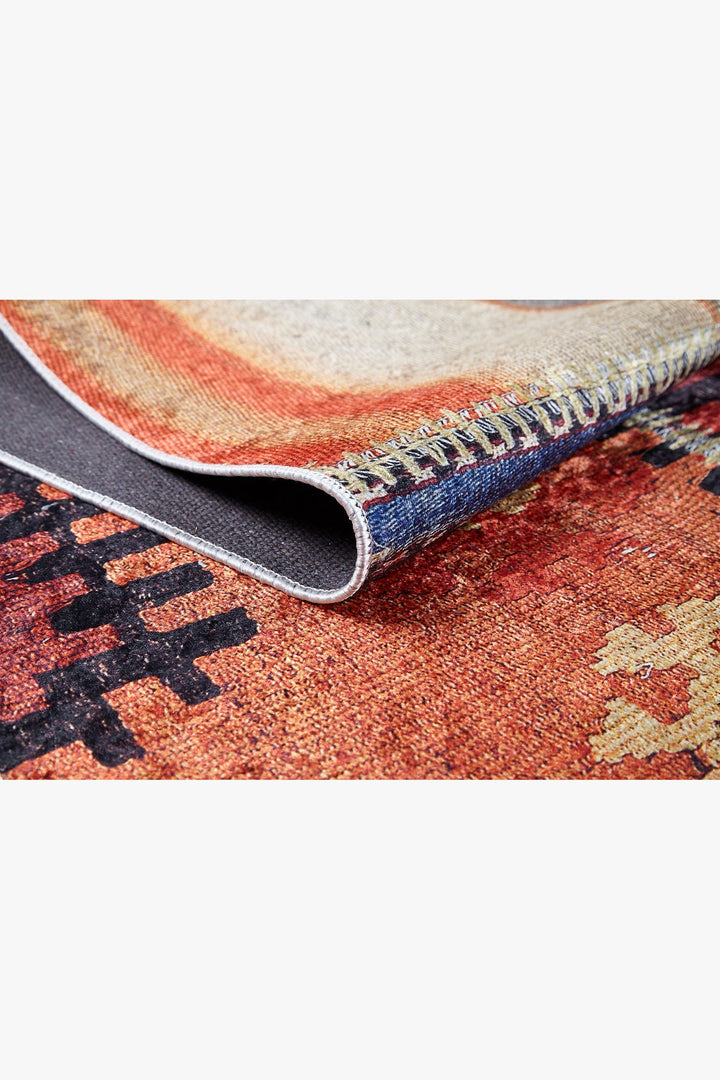 machine-washable-area-rug-Tribal-Ethnic-Patchwork-Collection-Multicolor-JR1968