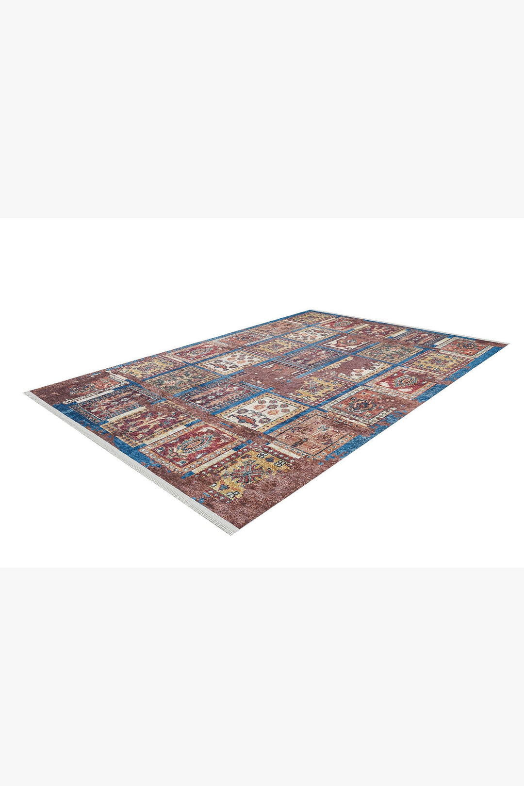 machine-washable-area-rug-Tribal-Ethnic-Collection-Blue-Multicolor-JR1596