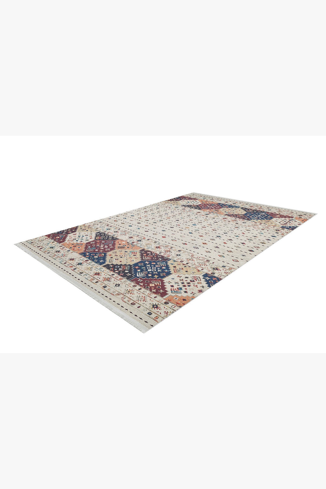 machine-washable-area-rug-Tribal-Ethnic-Collection-Cream-Beige-JR1640