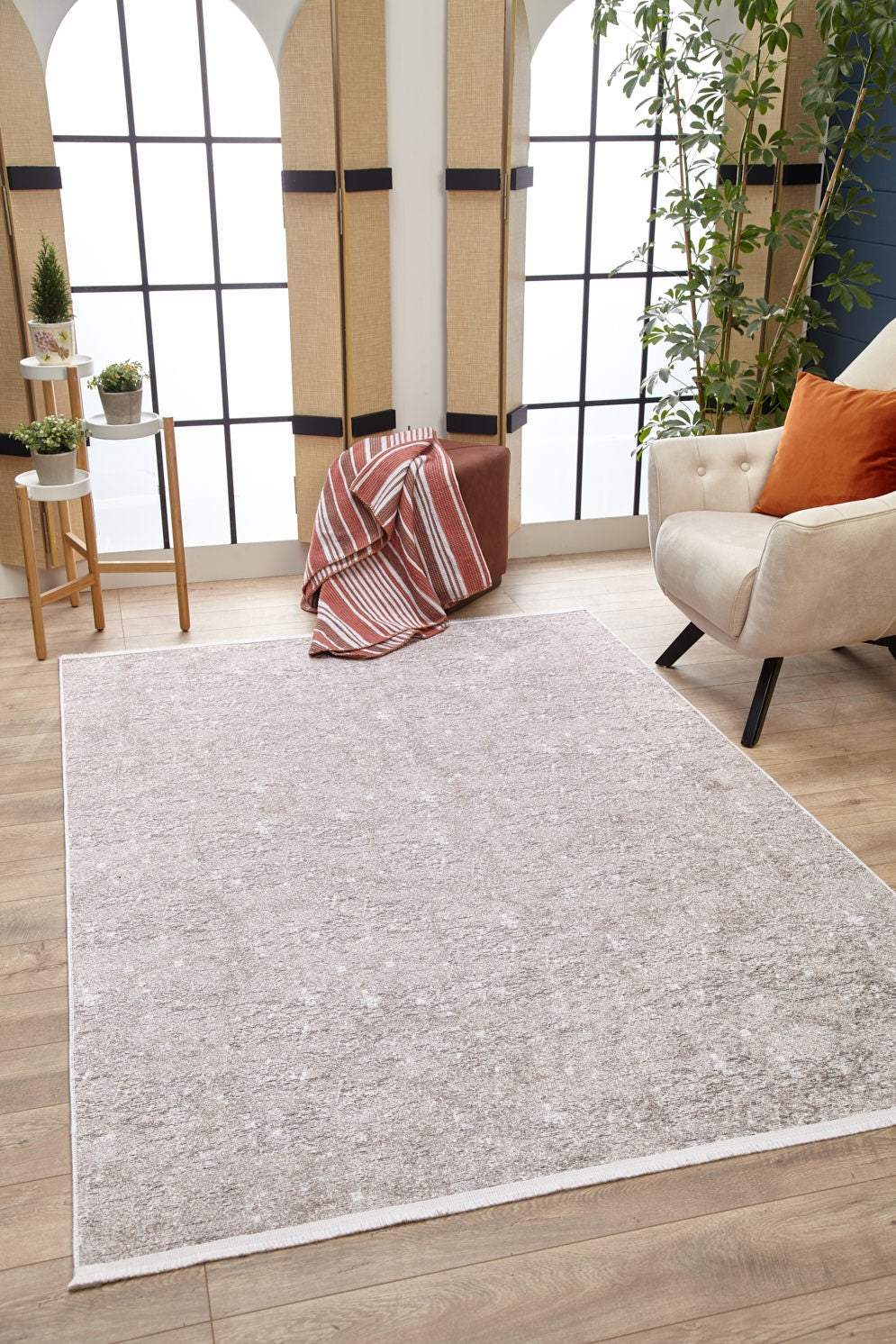 machine-washable-area-rug-Solid-Modern-Collection-Cream-Beige-JR1740