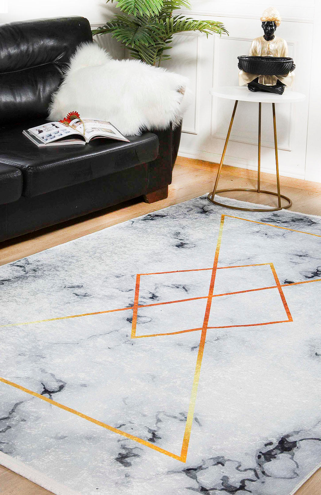 machine-washable-area-rug-Geometric-Modern-Collection-Gray-Anthracite-JR1467