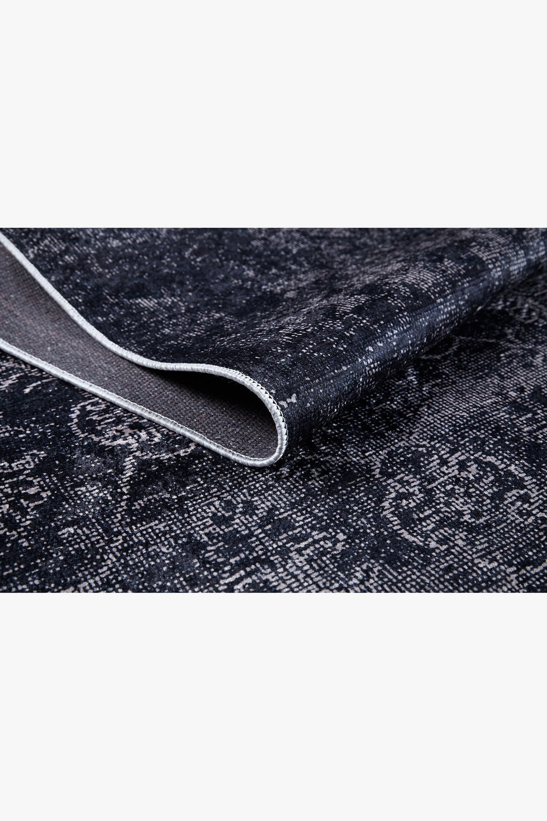 machine-washable-area-rug-Damask-Erased-Vintage-Collection-Gray-Anthracite-Black-JR1976